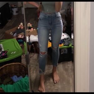 super high rise jegging